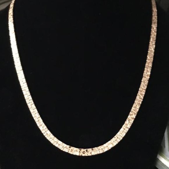 B.C. Lind 14K GE Gold Nugget Style Necklace - Picture 5 of 7